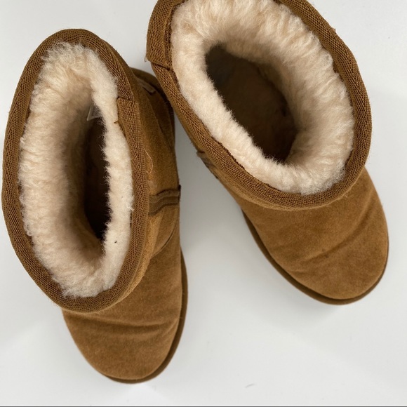 MINNETONKA Light Brown Leather Suede Olympia Boot - Picture 5 of 8